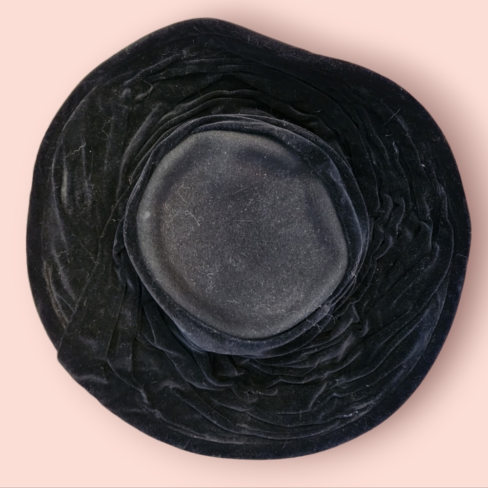 Whittall & Shon Doeskin Felt Bollman Hat Wool Black
